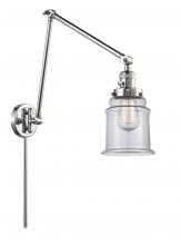 Innovations Lighting 238-PC-G182 - Canton - 1 Light - 6 inch - Polished Chrome -Adjustable Swing Arm