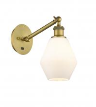 Innovations Lighting 317-1W-BB-G651-6 - Cindyrella - 1 Light - 6 inch - Brushed Brass - Adjustable Sconce