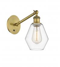 Innovations Lighting 317-1W-BB-G652-6 - Cindyrella - 1 Light - 6 inch - Brushed Brass - Adjustable Sconce