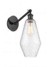 Innovations Lighting 317-1W-BK-G654-7 - Cindyrella - 1 Light - 7 inch - Matte Black - Adjustable Sconce