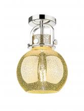 Innovations Lighting 410-1F-PN-G410-8ME - Newton Sphere - 1 Light - 8 inch - Polished Nickel - Flush Mount