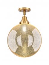Innovations Lighting 447-1C-SG-G208-12 - Beacon - 1 Light - 12 inch - Satin Gold - Flush Mount