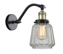 Innovations Lighting 515-1W-BAB-G142 - Chatham - 1 Light - 7 inch - Black Antique Brass - Adjustable Sconce