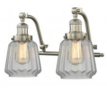 Innovations Lighting 515-2W-SN-G142 - Chatham - 2 Light - 18 inch - Brushed Satin Nickel - Adjustable Bath Vanity Light