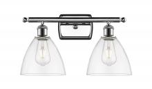 Innovations Lighting 516-2W-PC-GBD-752 - Bristol - 2 Light - 18 inch - Polished Chrome - Bath Vanity Light