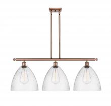 Innovations Lighting 516-3I-AC-GBD-124 - Bristol - 3 Light - 39 inch - Antique Copper - Cord hung - Island Light