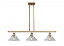 Innovations Lighting 516-3I-BB-G132 - Orwell - 3 Light - 36 inch - Brushed Brass - Cord hung - Island Light