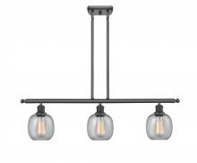 Innovations Lighting 516-3I-BK-G104-LED - Belfast - 3 Light - 36 inch - Matte Black - Cord hung - Island Light