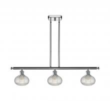 Innovations Lighting 516-3I-PC-G555-6CL - Ithaca - 3 Light - 36 inch - Polished Chrome - Cord hung - Island Light