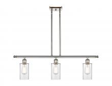 Innovations Lighting 516-3I-PN-G802 - Clymer - 3 Light - 36 inch - Polished Nickel - Cord hung - Island Light