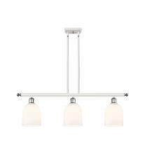 Innovations Lighting 516-3I-WPC-G558-6GWH - Bella - 3 Light - 36 inch - White Polished Chrome - Cord hung - Island Light