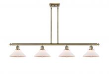 Innovations Lighting 516-4I-AB-G131 - Orwell - 4 Light - 48 inch - Antique Brass - Cord hung - Island Light