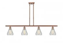 Innovations Lighting 516-4I-AC-G275 - Conesus - 4 Light - 48 inch - Antique Copper - Cord hung - Island Light