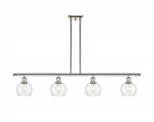 Innovations Lighting 516-4I-PN-G122-6 - Athens - 4 Light - 48 inch - Polished Nickel - Cord hung - Island Light