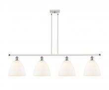 Innovations Lighting 516-4I-WPC-GBD-91 - Bristol - 4 Light - 48 inch - White Polished Chrome - Cord hung - Island Light