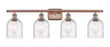 Innovations Lighting 516-4W-AC-G558-6SDY - Bella - 4 Light - 36 inch - Antique Copper - Bath Vanity Light