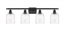 Innovations Lighting 516-4W-BK-G558-6CL - Bella - 4 Light - 36 inch - Matte Black - Bath Vanity Light