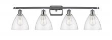 Innovations Lighting 516-4W-PC-GBD-754 - Bristol - 4 Light - 38 inch - Polished Chrome - Bath Vanity Light