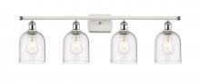 Innovations Lighting 516-4W-WPC-G558-6SDY - Bella - 4 Light - 36 inch - White Polished Chrome - Bath Vanity Light