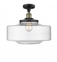 Innovations Lighting 517-1CH-BAB-G692-16 - Bridgeton - 1 Light - 16 inch - Black Antique Brass - Semi-Flush Mount