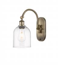 Innovations Lighting 518-1W-AB-G558-6CL - Bella - 1 Light - 6 inch - Antique Brass - Adjustable Swing Arm