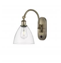 Innovations Lighting 518-1W-AB-GBD-752 - Bristol - 1 Light - 8 inch - Antique Brass - Adjustable Swing Arm