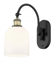 Innovations Lighting 518-1W-BAB-G558-6GWH - Bella - 1 Light - 6 inch - Black Antique Brass - Adjustable Swing Arm
