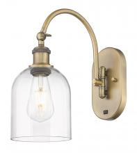Innovations Lighting 518-1W-BB-G558-6CL - Bella - 1 Light - 6 inch - Brushed Brass - Adjustable Swing Arm
