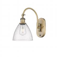 Innovations Lighting 518-1W-BB-GBD-754 - Bristol - 1 Light - 8 inch - Brushed Brass - Adjustable Swing Arm