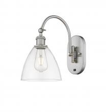 Innovations Lighting 518-1W-SN-GBD-752 - Bristol - 1 Light - 8 inch - Brushed Satin Nickel - Adjustable Swing Arm