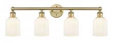 Innovations Lighting 616-4W-BB-G559-5GWH - Bridal Veil - 4 Light - 32 inch - Brushed Brass - Bath Vanity Light