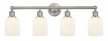 Innovations Lighting 616-4W-SN-G559-5GWH - Bridal Veil - 4 Light - 32 inch - Brushed Satin Nickel - Bath Vanity Light