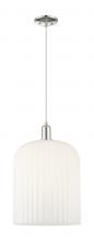 Innovations Lighting 716-1P-PN-G559-12GWH - Bridal Veil - 1 Light - 12 inch - Polished Nickel - Cord hung - Mini Pendant
