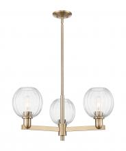 Innovations Lighting 716-3CR-CB-G458-7CL - Preston Globe - 3 Light - 18 inch - Champagne Bronze - Flush Mount