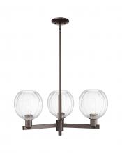 Innovations Lighting 716-3CR-OB-G458-7CL - Preston Globe - 3 Light - 18 inch - Oil Rubbed Bronze - Flush Mount