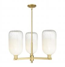 Innovations Lighting 716-3CR-SG-G482-7OP - Brookhaven Cloche - 3 Light - 18 inch - Satin Gold - Flush Mount