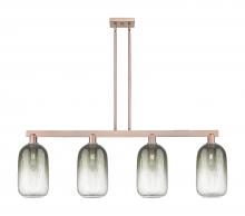 Innovations Lighting 716-4I-AC-G482-7SL - Brookhaven Cloche - 4 Light - 48 inch - Antique Copper - Cord hung - Island Light