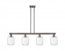 Innovations Lighting 716-4I-OB-G460-7CL - Preston Cylinder - 4 Light - 48 inch - Oil Rubbed Bronze - Cord hung - Island Light