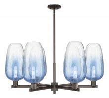 Innovations Lighting 716-6CR-OB-G484-7SB - Brookhaven Flute - 6 Light - 24 inch - Oil Rubbed Bronze - Chandelier