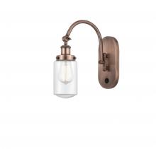 Innovations Lighting 918-1W-AC-G312 - Dover - 1 Light - 5 inch - Antique Copper - Adjustable Swing Arm