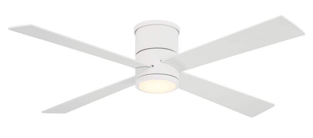 54" LED FLUSH MOUNT CEILING FAN