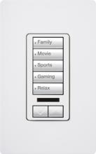 Lutron Electronics RRD-W5BRLIR-GR - RADIORA2 5BRLIR WALL KEYPAD GRAY