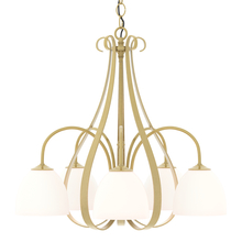 Hubbardton Forge 101445-SKT-86-GG0001 - Sweeping Taper 5 Arm Chandelier