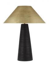 Visual Comfort & Co. Modern Collection 700PRTKRMBNB-LED930 - Modern Karam dimmable LED Large Table Lamp in a Natural Brass/Gold Colored finish