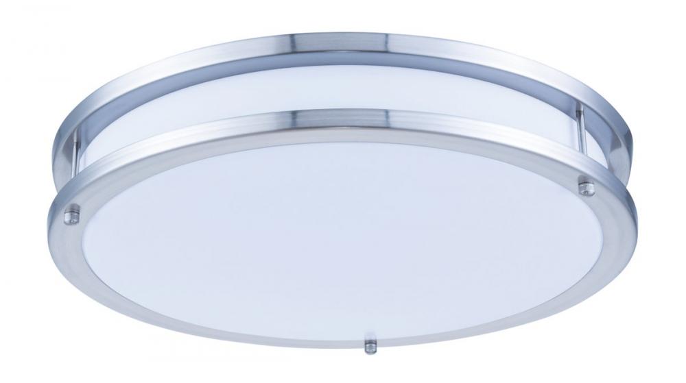 LED DOUBLE RING CEILING FLUSH, 5000K, 116 degree, CRI80, ES, UL, 26W, 200W EQUIVALENT, 50000HRS