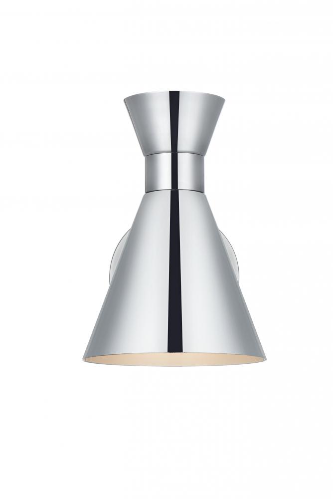 Halycon Wall Sconce W5.9"E10.5"H8.3" Chrome