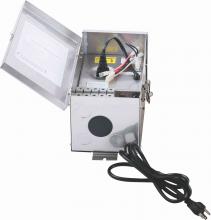 Elegant TF150WST - LOW VOLTAGE LANDSCAPE TRANSFORMER 150W, 120V, STAINLESS STEEL,INPUT: 120VOUTPUT: 0V-12V-13V-14V-15V