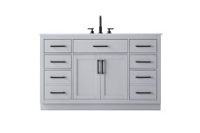 Elegant VF29754GR - Alden 54 inch Single Bathroom Vanity in Grey