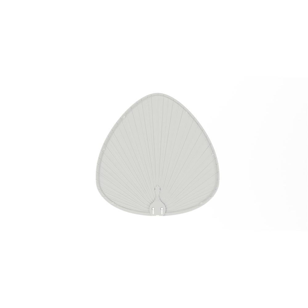 Islander DC 22 inch Indoor/Outdoor Ceiling Fan Wide Oval Palm Blade Set of 5 - Matte White